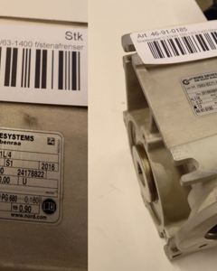 Worm Gear 100:1 0.37Kw for stone cleaner M&M